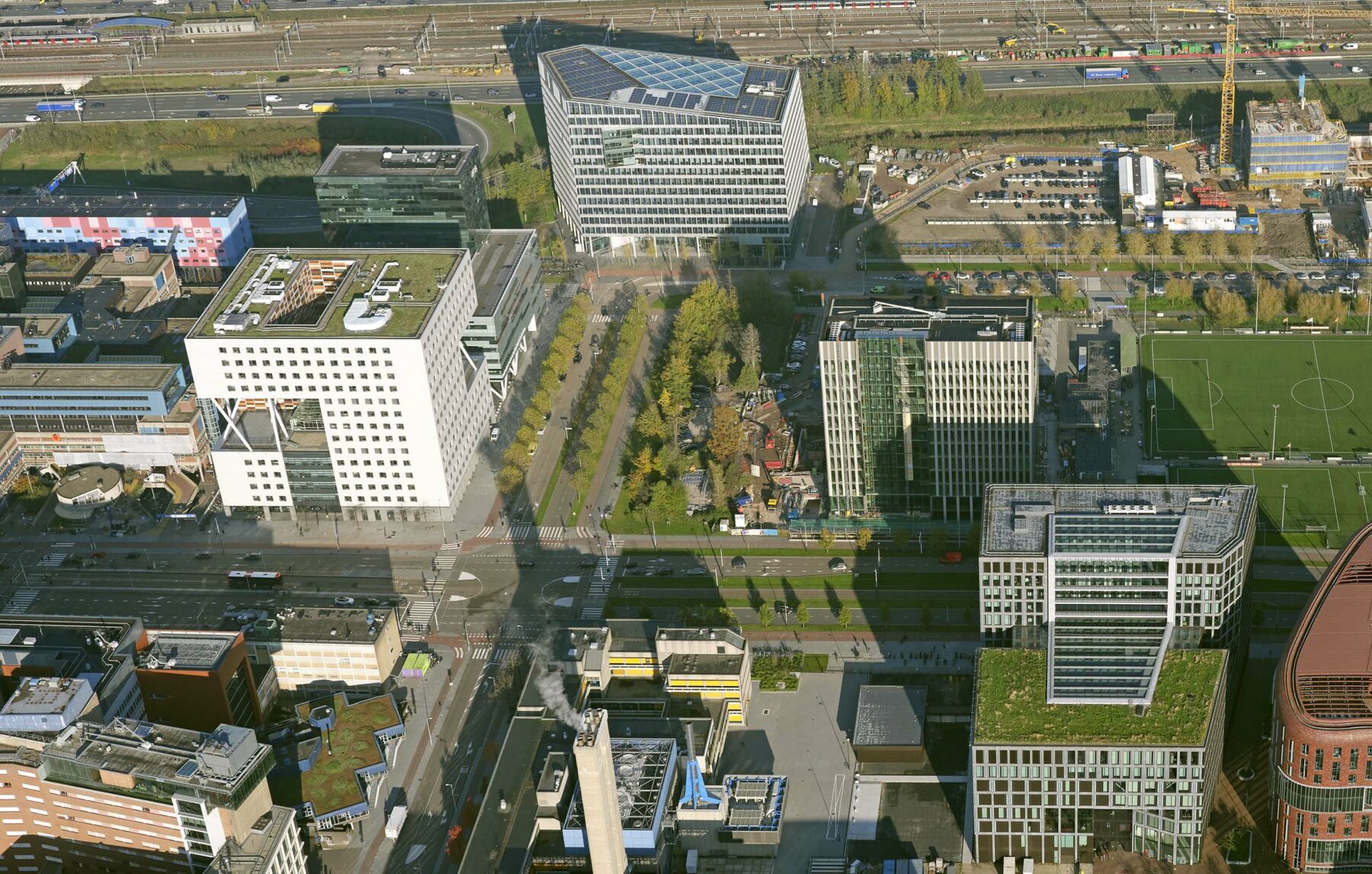 luchtfoto Kenniskwartier