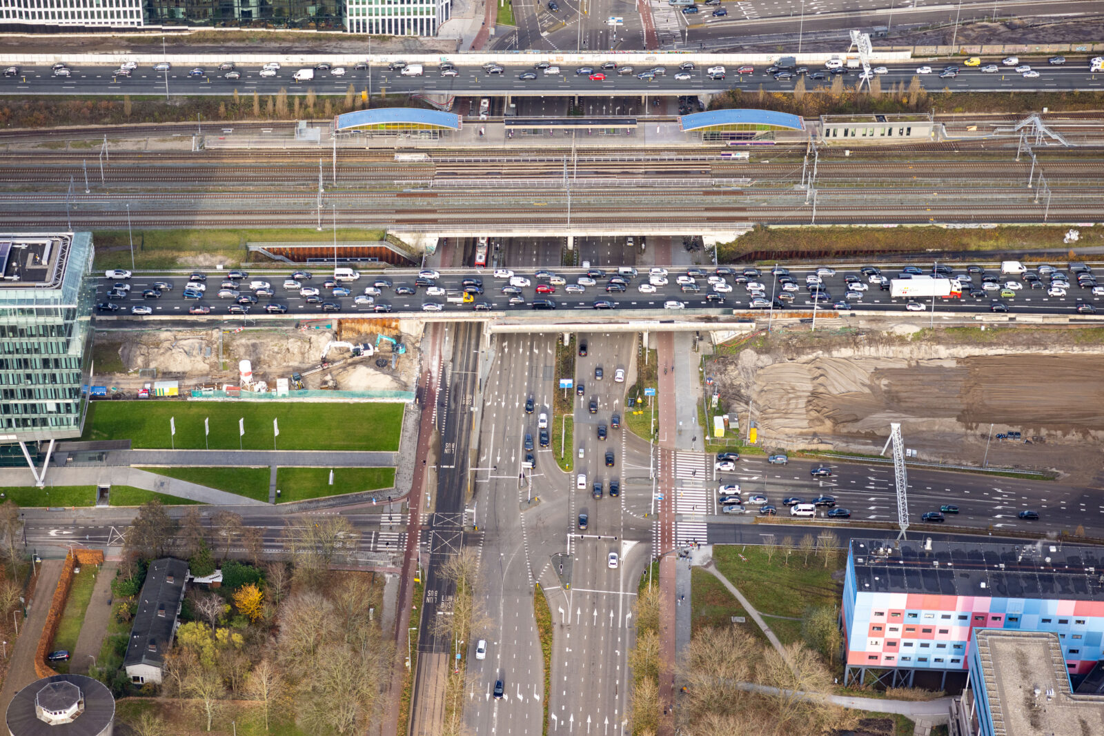 20241130 KNM - het zuidelijke viaduct Amstelveenseweg Topview