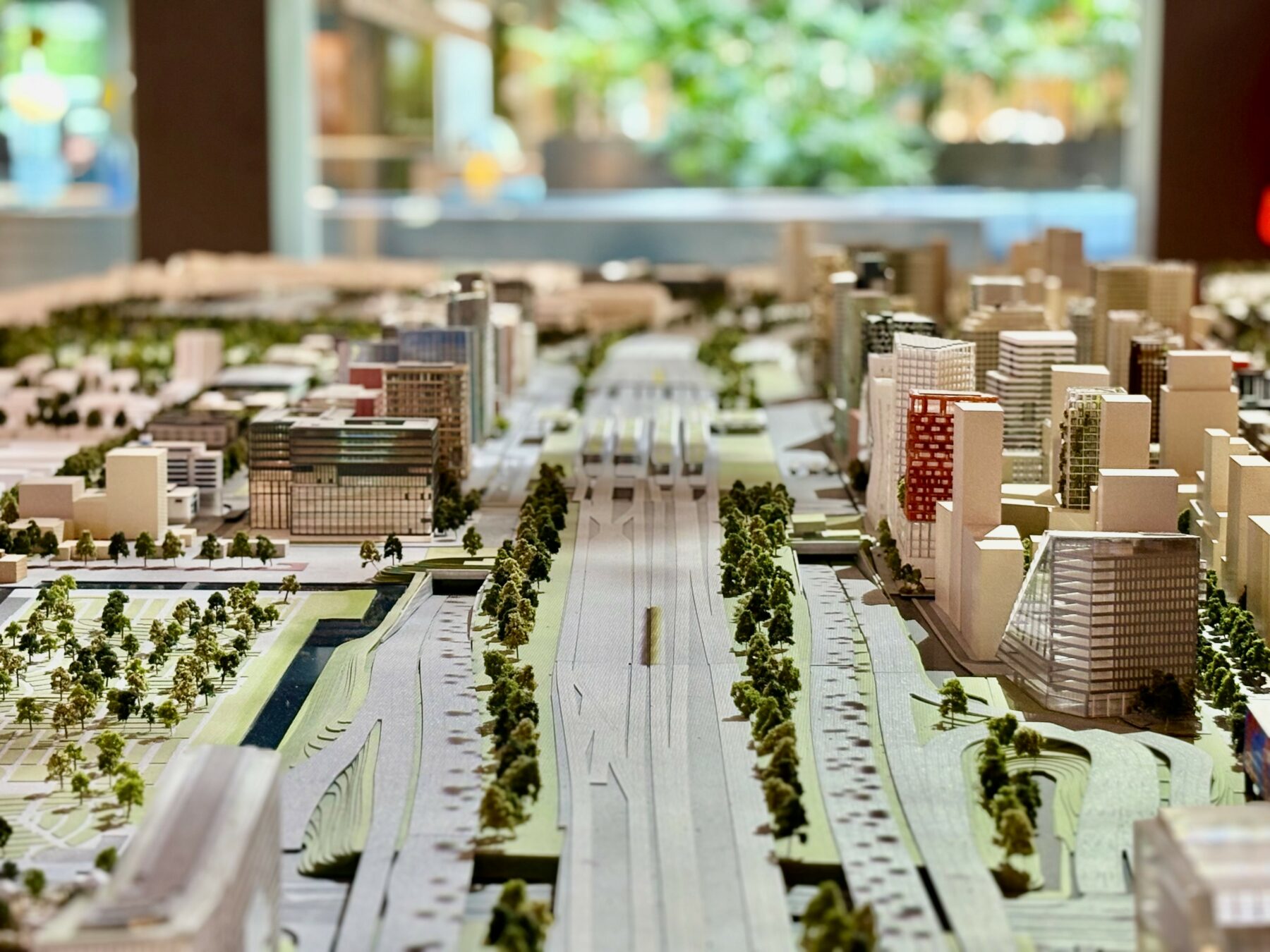 Maquette - tunnel door Zuidas