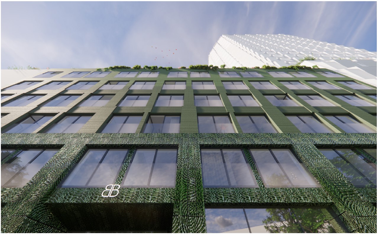 20250711 artist impression DUWO hoofdentree schuin