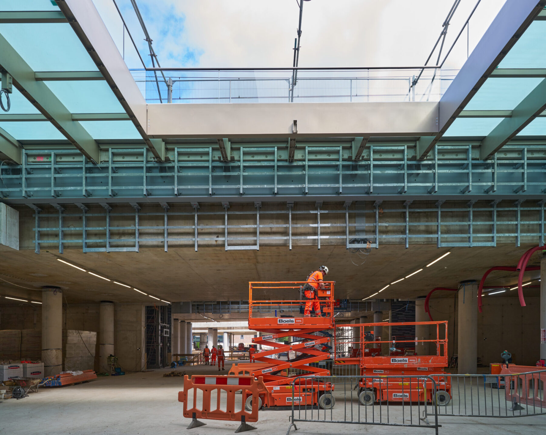 brittenpassage afbouw perronopgang