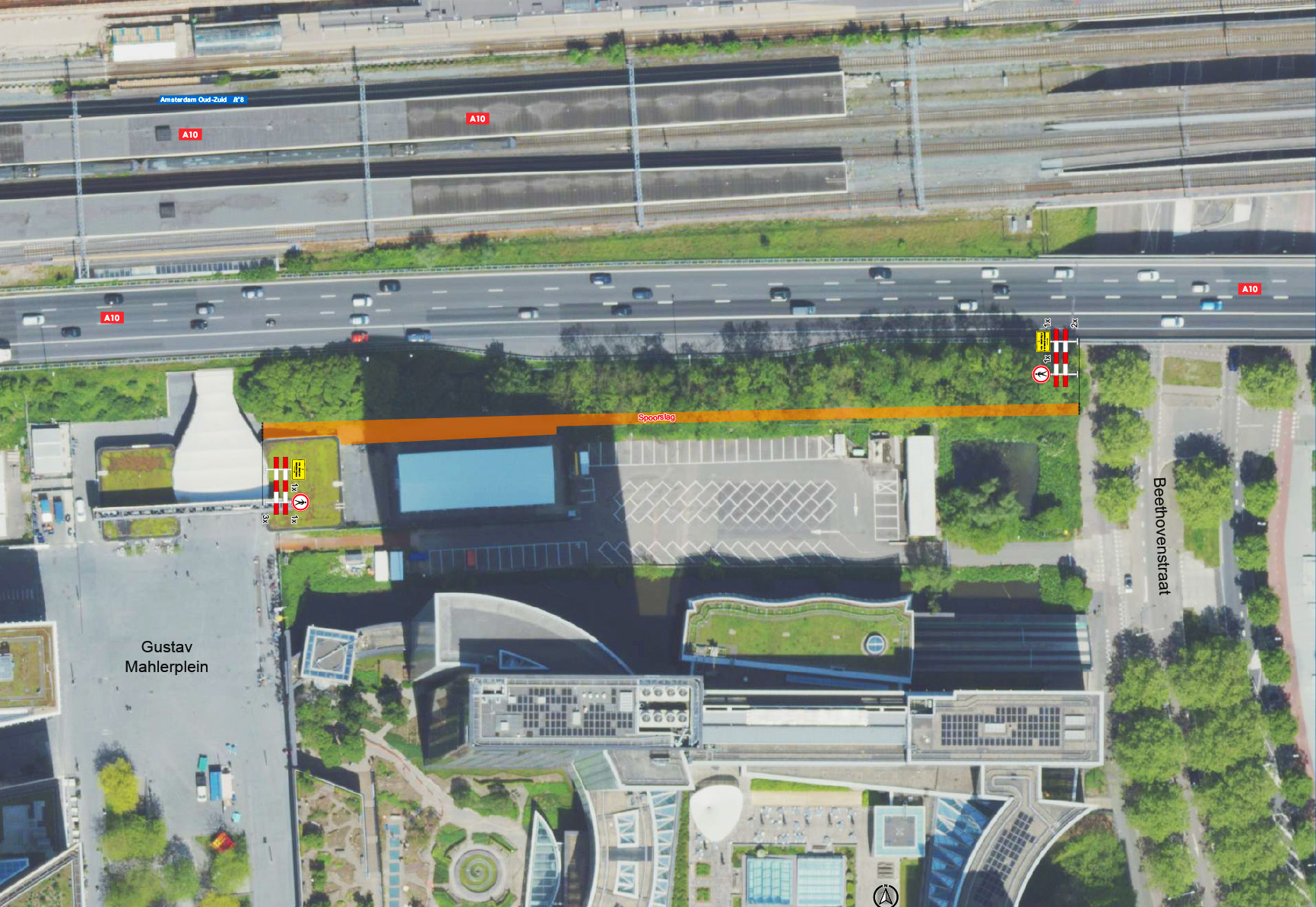 Afsluiting voetpad Spoorslag 2 tot en met 4 februari 2026