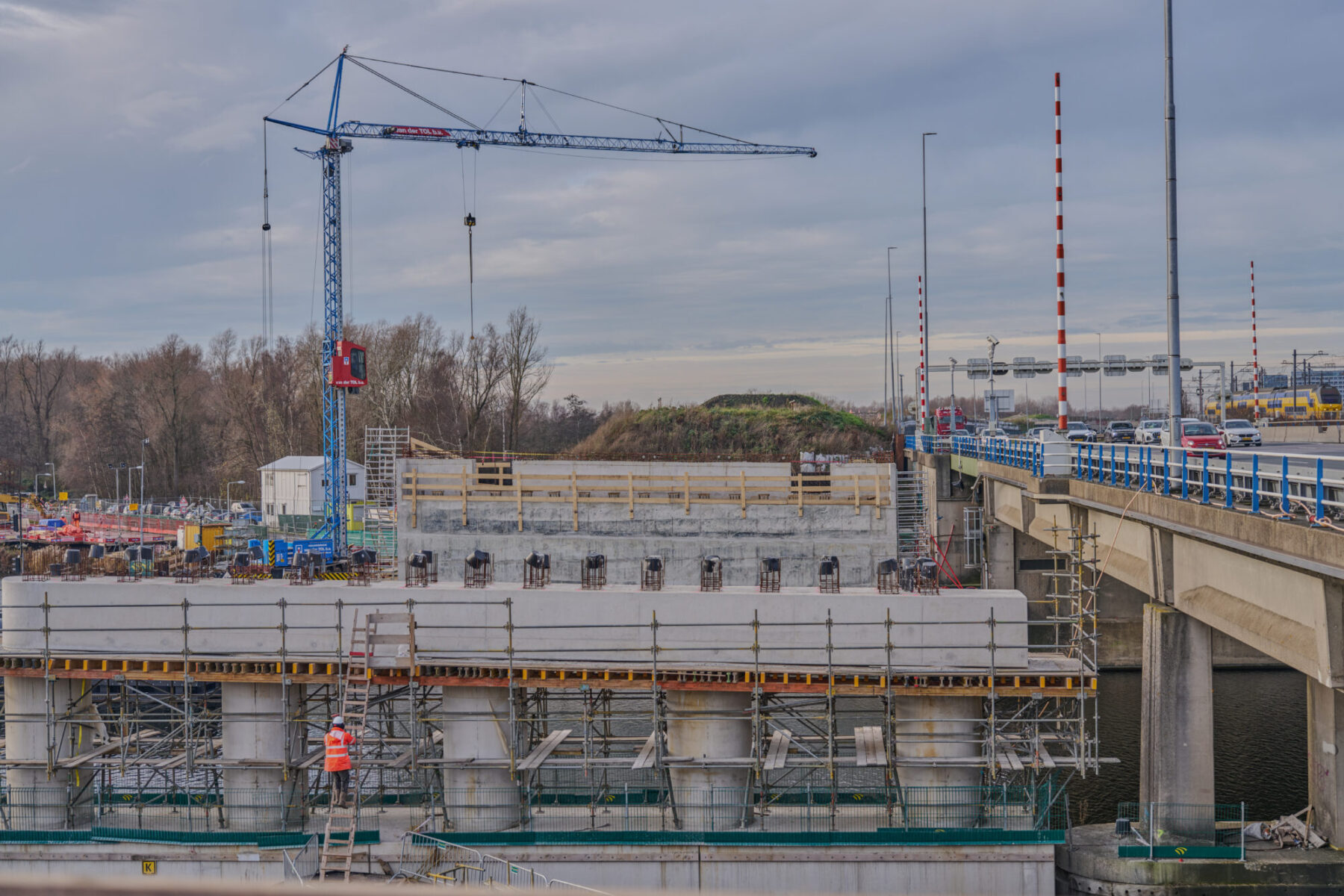 zuidelijke schinklebrug steunpunten