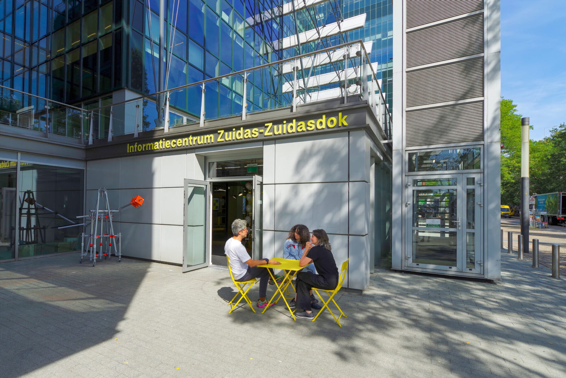 Entrance Information Centre Zuidas-Zuidasdok