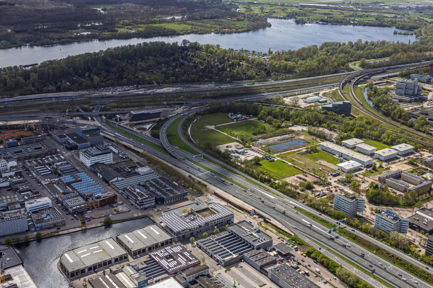 18 - 21 september: verbinding A10 West naar A4 Schiphol dicht