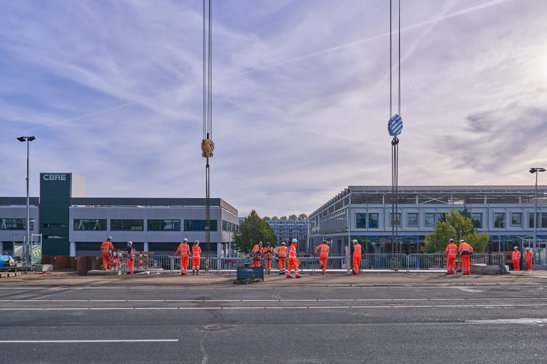 viaduct luchtvaartstraat liggers